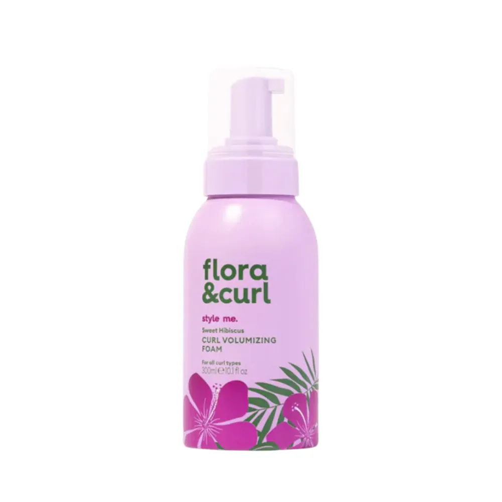 1-Diseno-sin-titulo-2025-06-09T121436.812.webp Flora and Curl Sweet Hibiscus Curl Volumizing Foam 300ml - Imagen 1